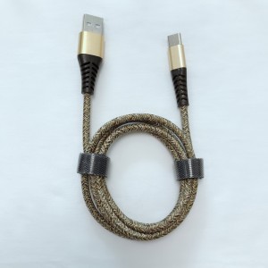 Dobra cena Nowy pleciony gięcie Flex Szybkie ładowanie Okrągła aluminiowa obudowa Kabel USB do transmisji danych dla micro USB, typu C, błyskawica do ładowania i synchronizacji iPhone